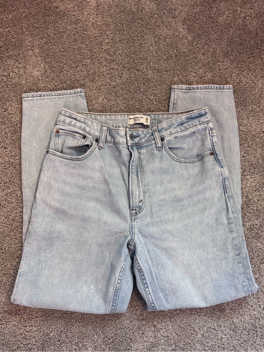 Abercrombie & Fitch Curve Love The Skinny High Rise Jeans